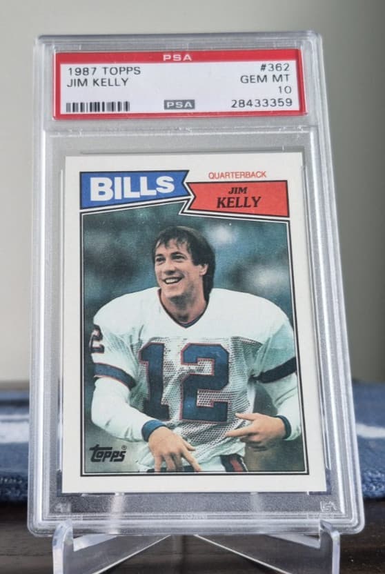 PSA 10 - 1987 Topps JIM KELLY RC #362 - Buffalo Bills HOF