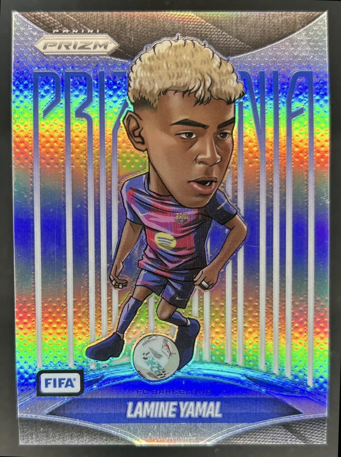 2025-26 Panini Prizm FIFA Lamine Yamal Prizmania SSP #3 Barcelona