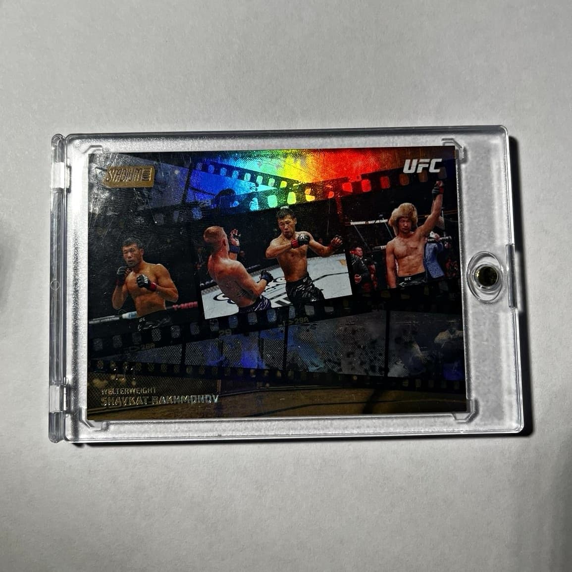 Topps UFC 2026 Stadium Club Fight Motion Insert FM-14 Shavkat Rakhmonov 1/1