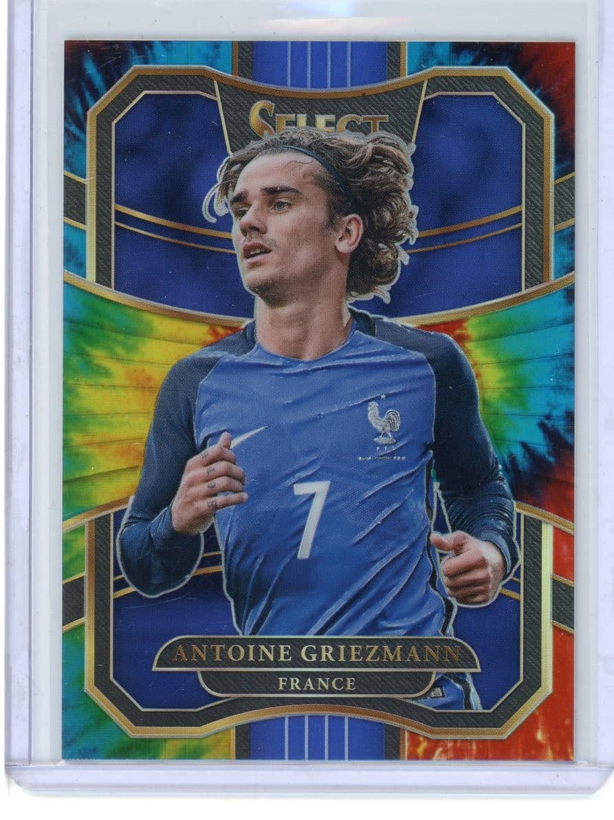 2017-18 PANINI SELECT SOCCER TERRACE TIE DYE PRIZM ANTOINE GRIEZMANN /30