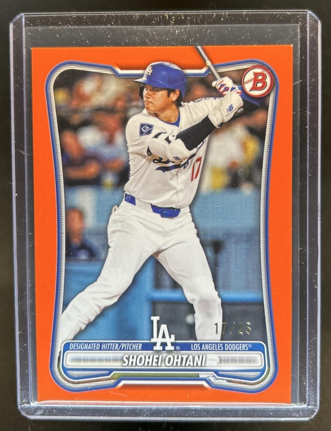 2026 Bowman Shohei Ohtani Orange Border #/25 Dodgers