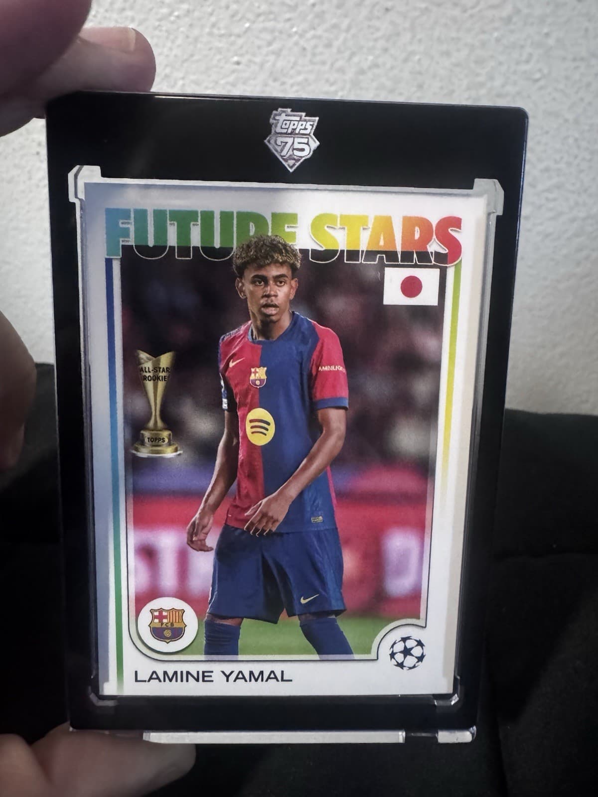 Lamine Yamal All Star Rookie Future Star Japan Edition Topps Chrome Soccer Card