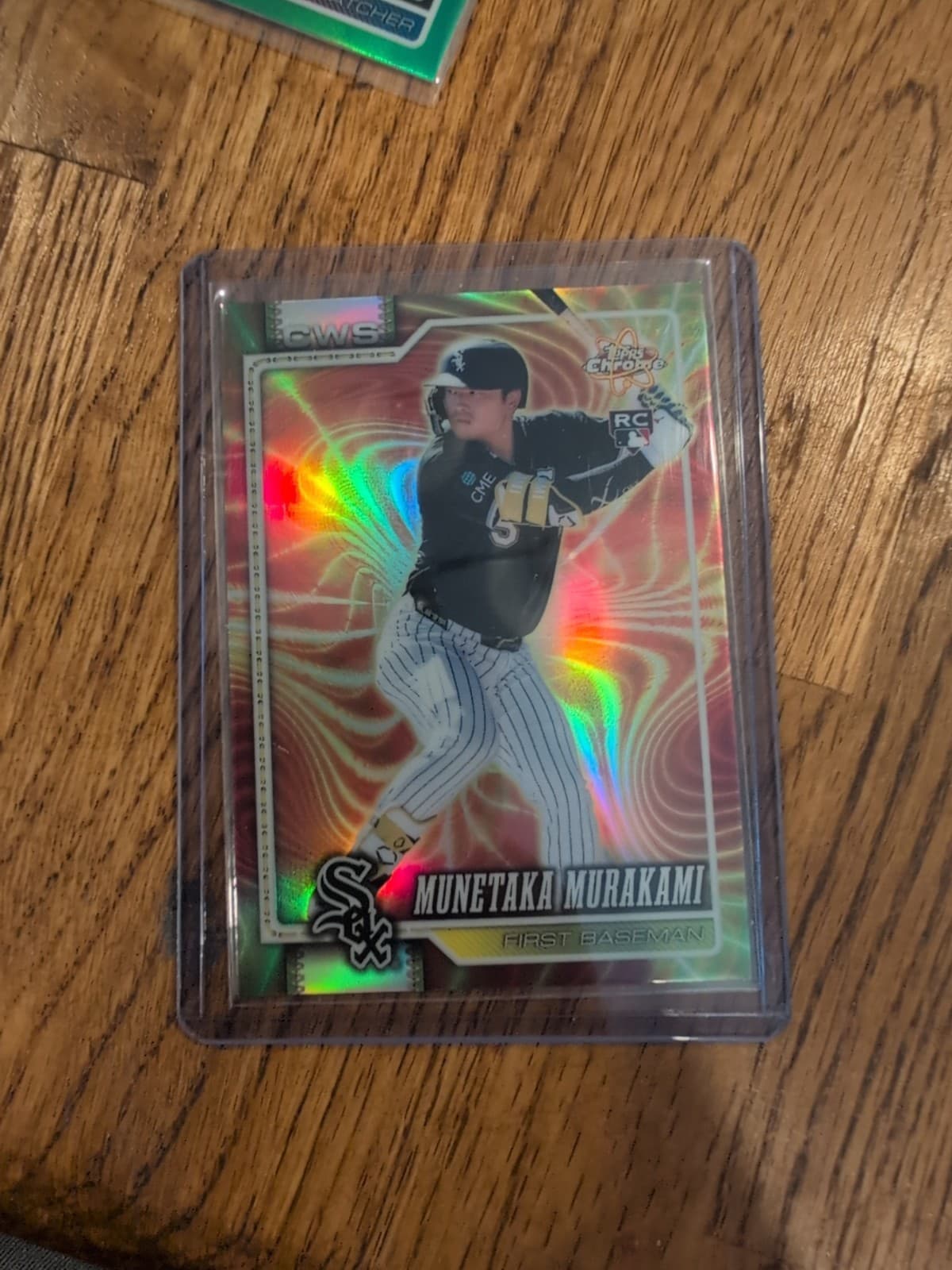Munetaka Murakami Topps Chrome Radiating Rookies #RR-5 RC Refractor White Sox