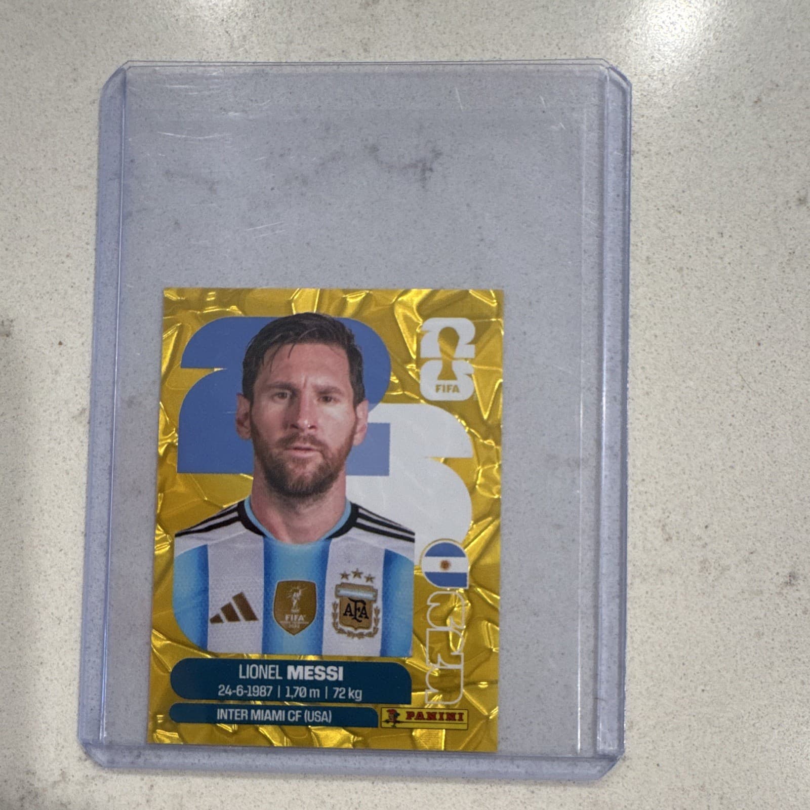 Panini Lionel Messi FIFA World Cup 2026 ARG 17 Soccer Trading Card