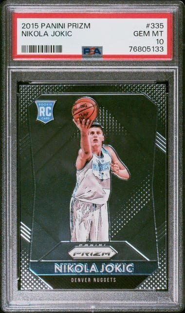 2015 Panini Prizm Nikola Jokic Rookie #335 PSA 10