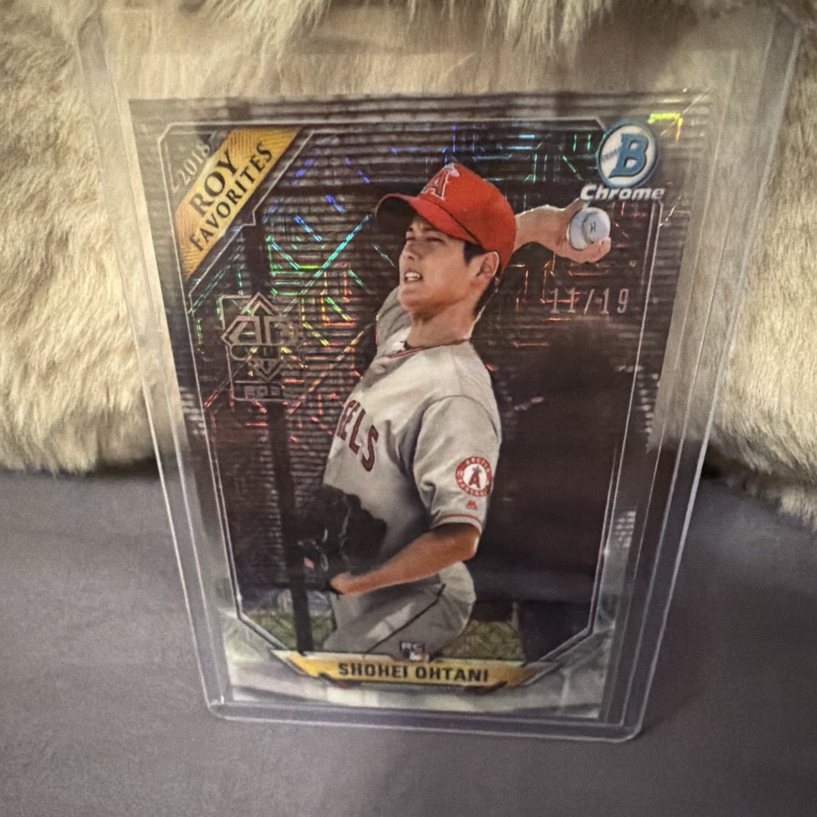 Topps 2018 Bowman Chrome Rookie of the Year Favorites Shohei Ohtani ROYF 11/19