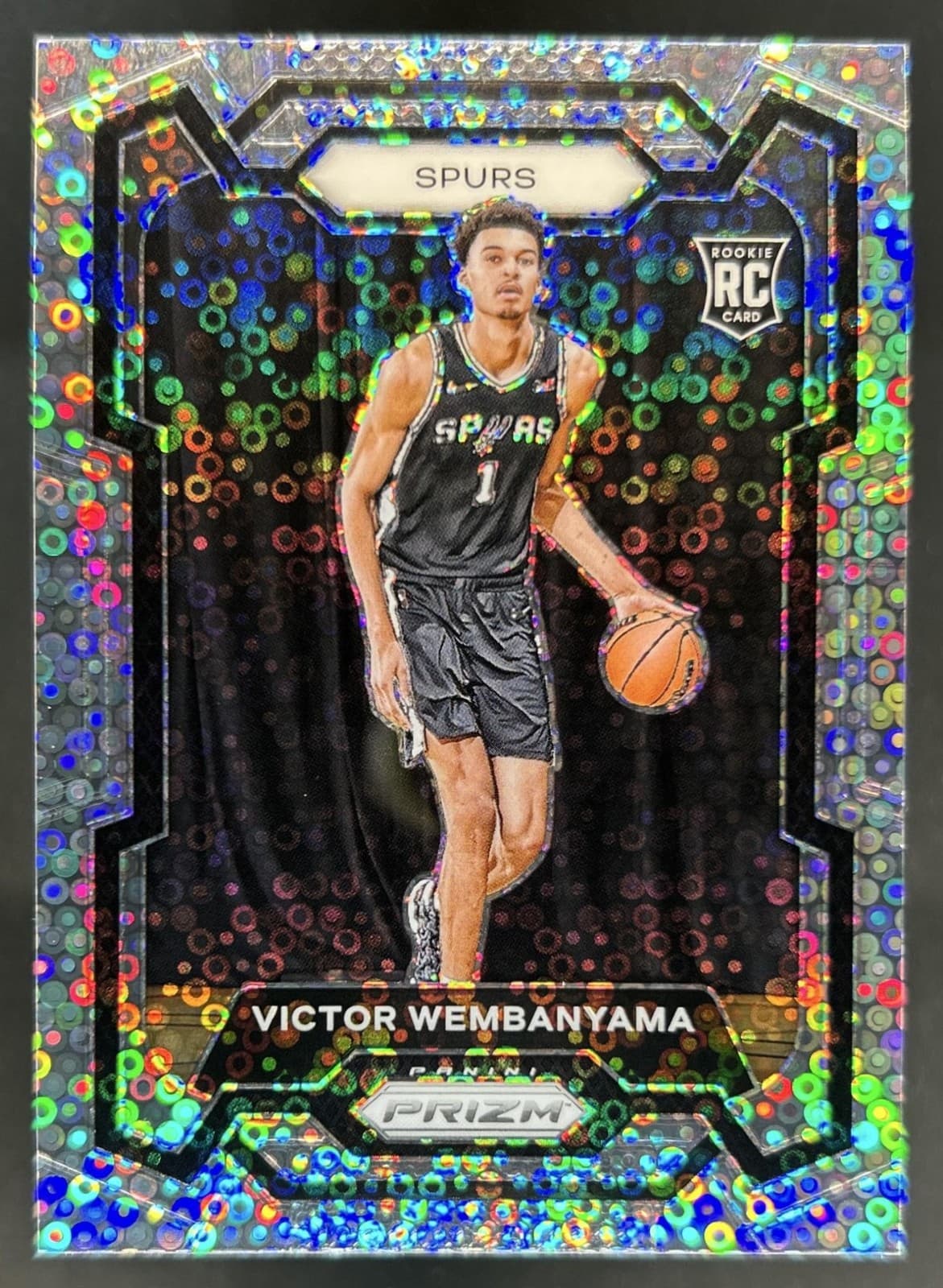 2023-24 Panini Prizm Victor Wembanyama Prizm Fast Break Rookie RC #136 Spurs