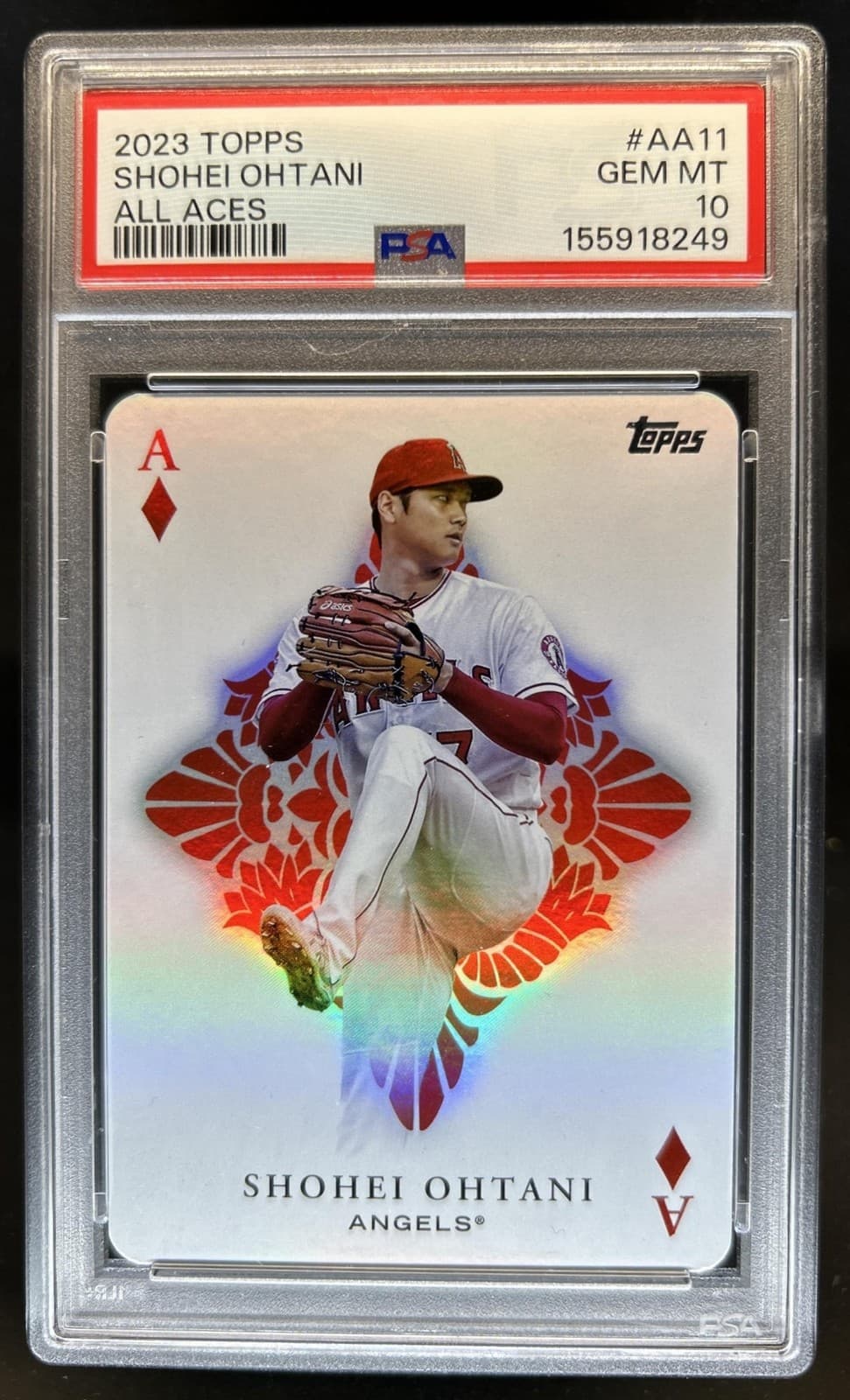 2023 Topps Shohei Ohtani All Aces #AA-11 Angels PSA 10 GEM MINT