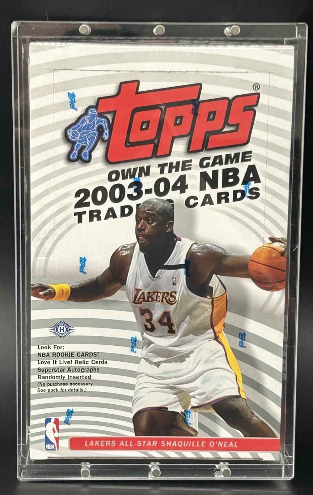 2003-04 Topps Basketball Sealed Hobby Box w/ Protective Case LeBron Wade RC Yr