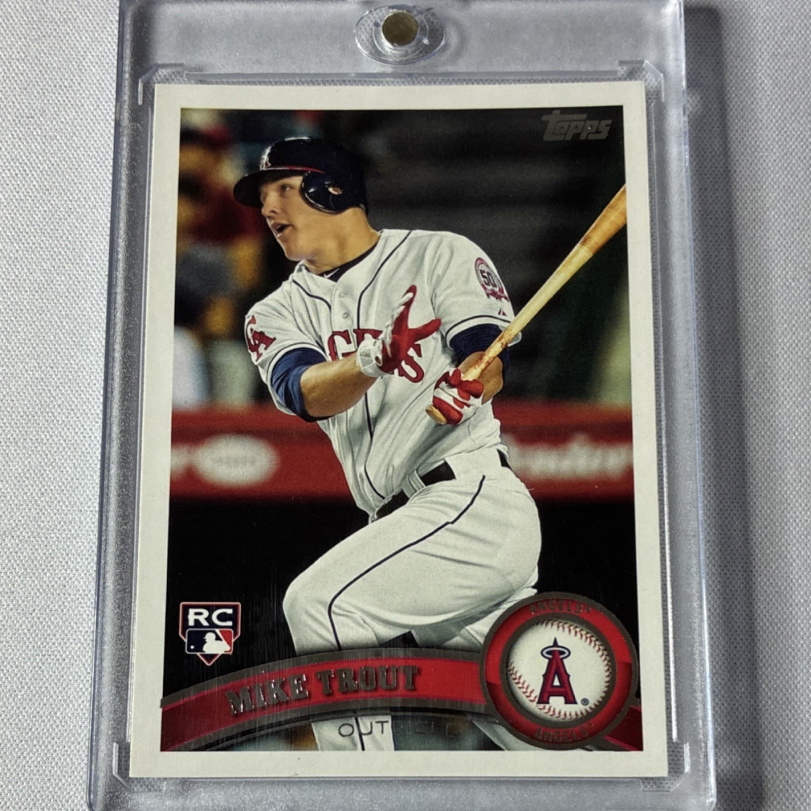 Topps 2011 Update Series Mike Trout Rookie #US175 Los Angeles Angels Baseball