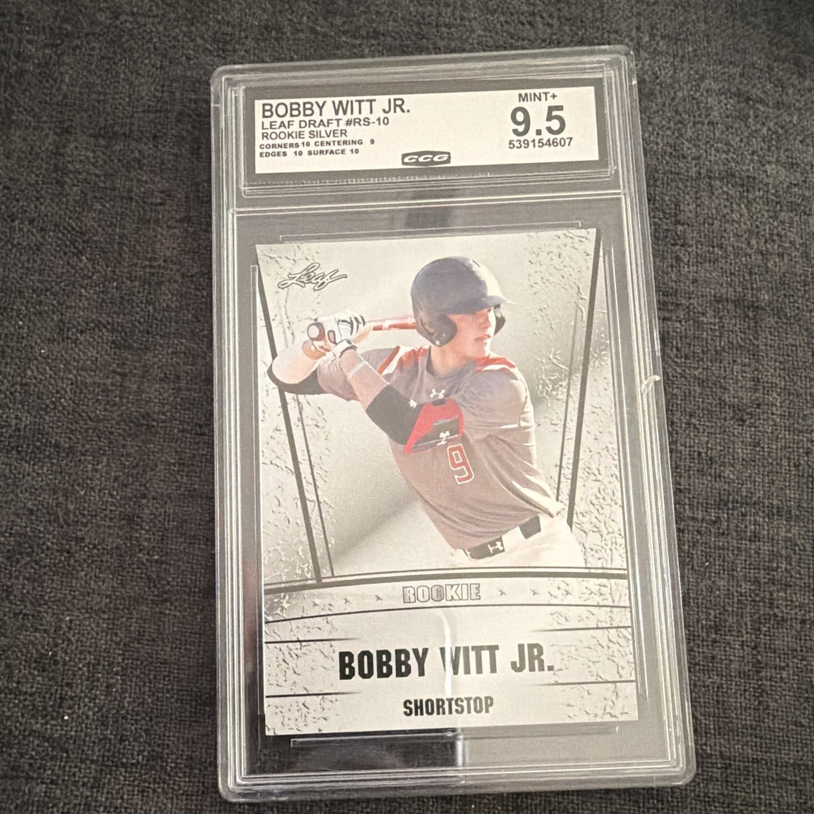 Leaf 2019 Metal Draft Top Picks Bobby Witt Jr. #TP-BWJ Baseball Card