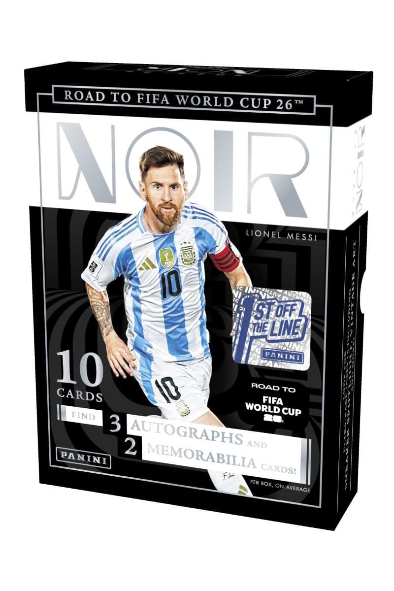 2025/26 PANINI NOIR ROAD TO FIFA WORLD CUP SOCCER 1ST OFF THE LINE HOBBY BOX