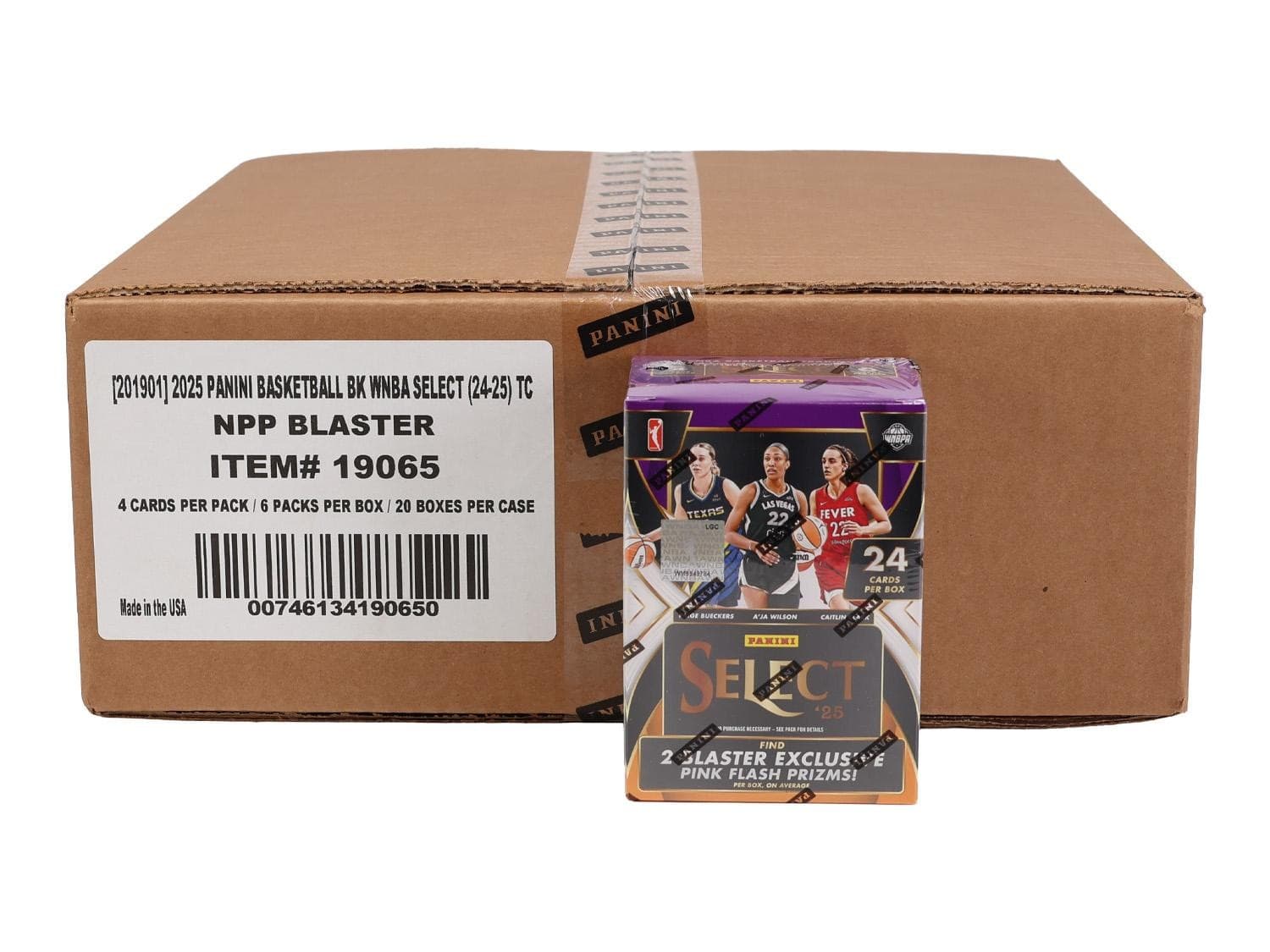 2025 Panini Select Wnba Basketball Blaster 20-Box Case