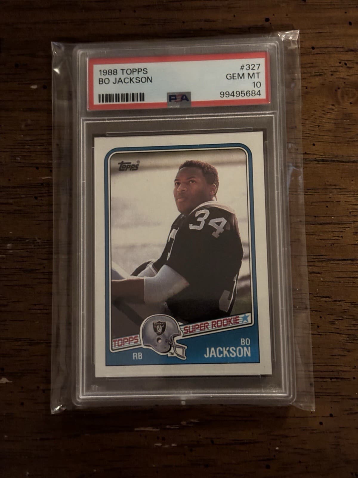 1988 Topps - Bo Jackson #327 (RC) PSA 10 Gem Mint