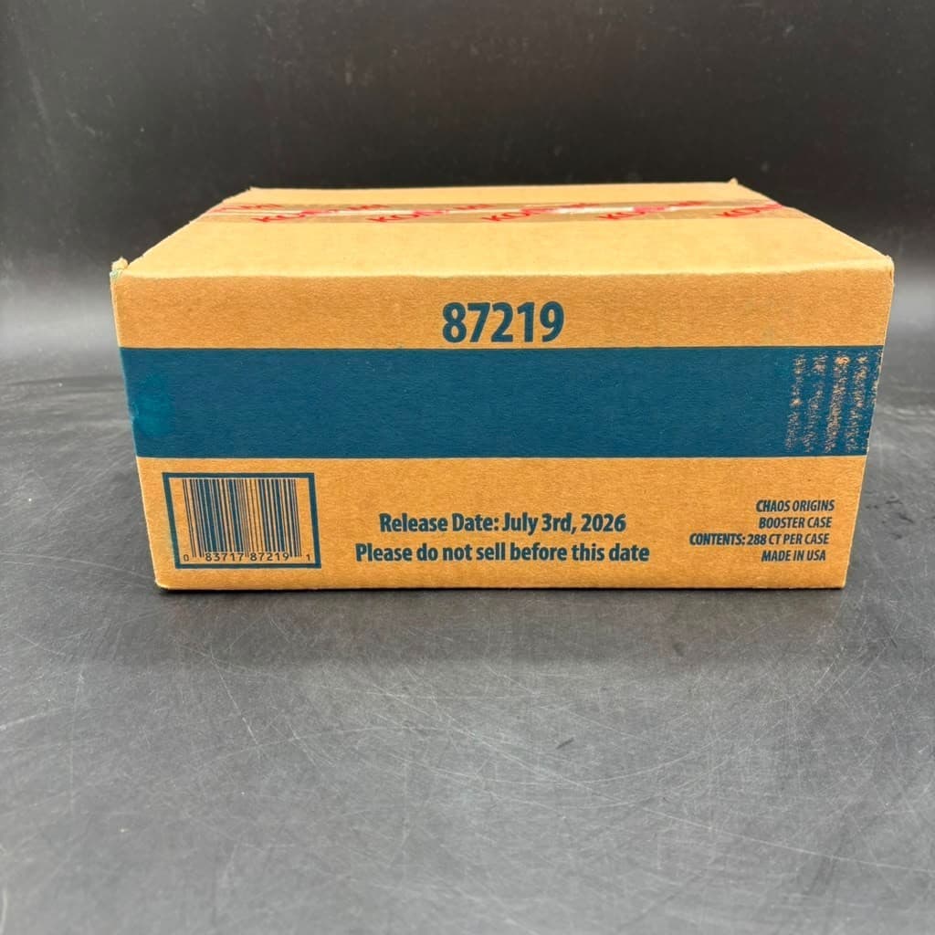 Yu-Gi-Oh! TCG Chaos Origins Booster 12-Box Case Factory Sealed