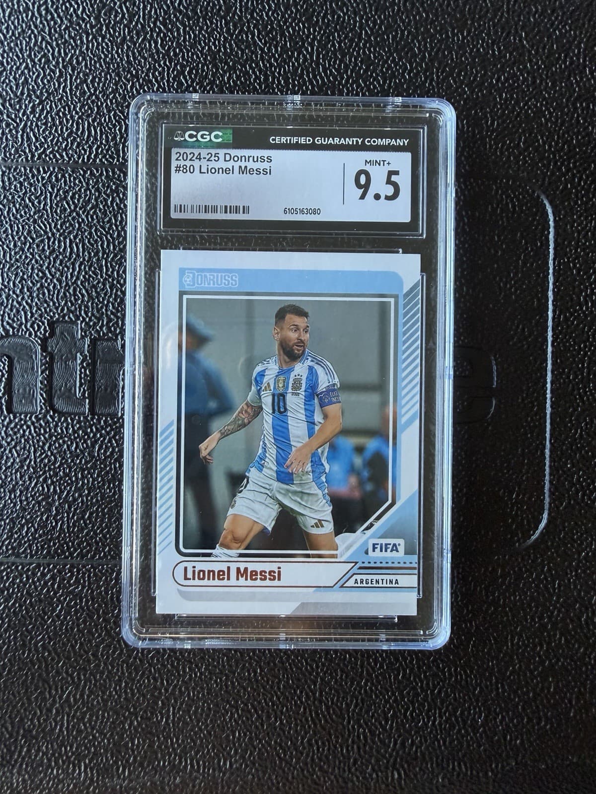 Panini 2024-25 Donruss FIFA Soccer Lionel Messi #80 Argentina CGC 9.5