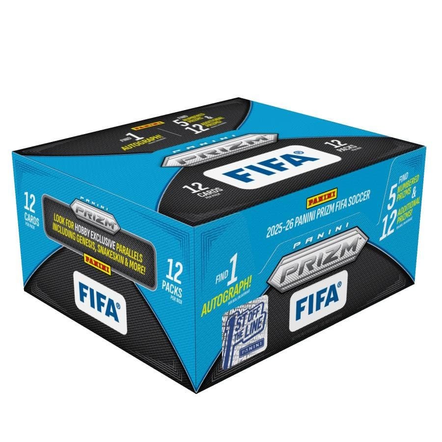 2025/26 PANINI PRIZM FIFA SOCCER 1ST OFF THE LINE FOTL HOBBY BOX