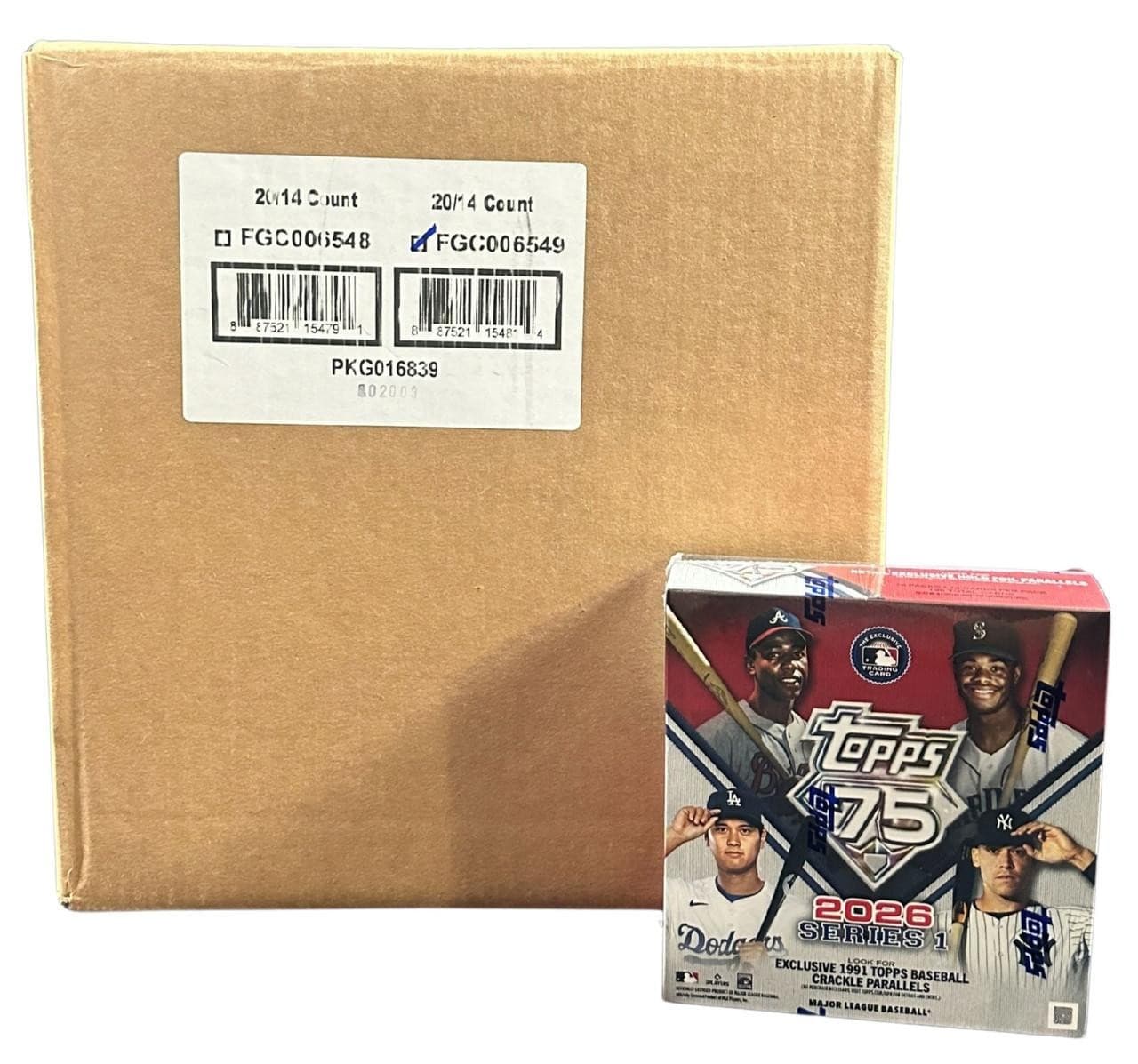 2026 Topps Series 1 Baseball Mega 20 Box Case #DUJ