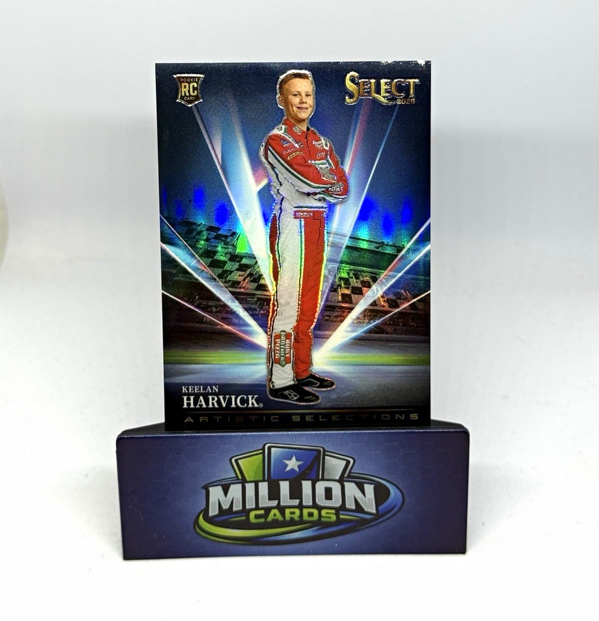 Panini 2026 Select Racing NASCAR Keelan Harvick Artistic Selections Prizm #1 RC
