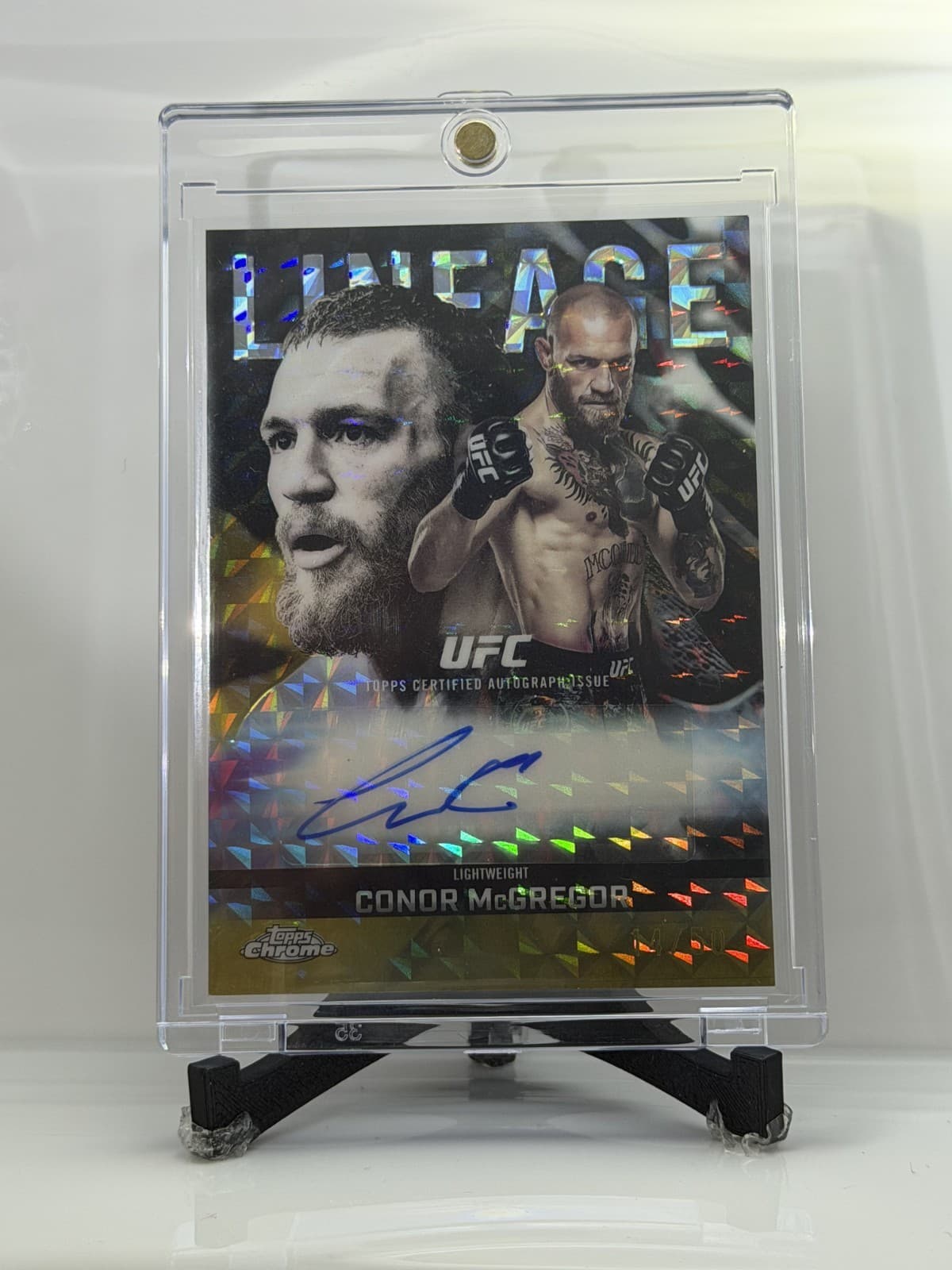 2026 Topps Chrome UFC - Conor McGregor - Lineage Auto Gold /50 - CCA-CM