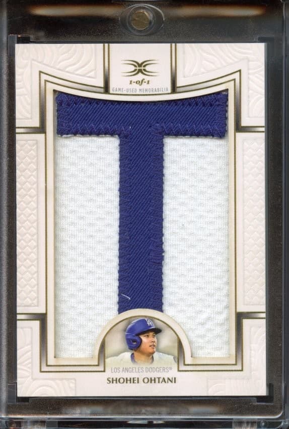2025 Topps Definitive Shohei Ohtani - Definitive Nameplate Relic 1/1 - #DNC-SO