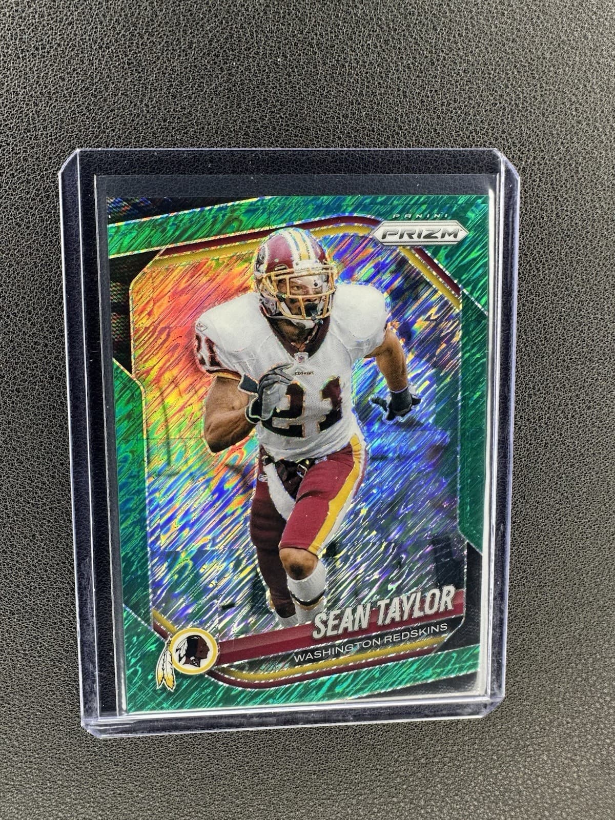 SEAN TAYLOR 2025 PANINI PRIZM #105 Green SHIMMER 1/5 REDSKINS