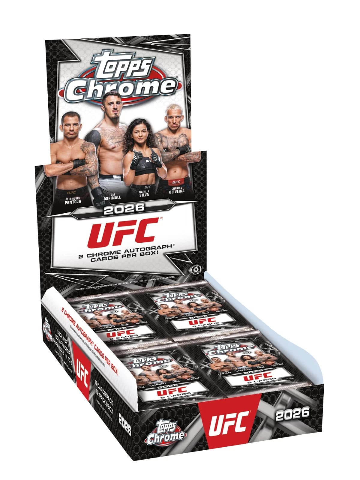 2026 Topps Chrome UFC Hobby Box Factory Sealed 2 Autos Per Box IN HAND Rare🔥