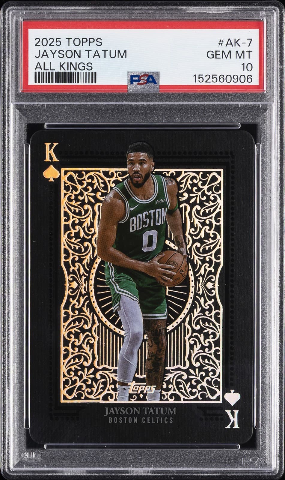 2025 Topps All Kings #Ak-7 Jayson Tatum Psa 10