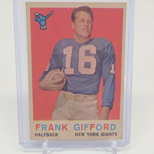 Topps 1959 Frank Gifford #20 New York Giants NFL Football Card
