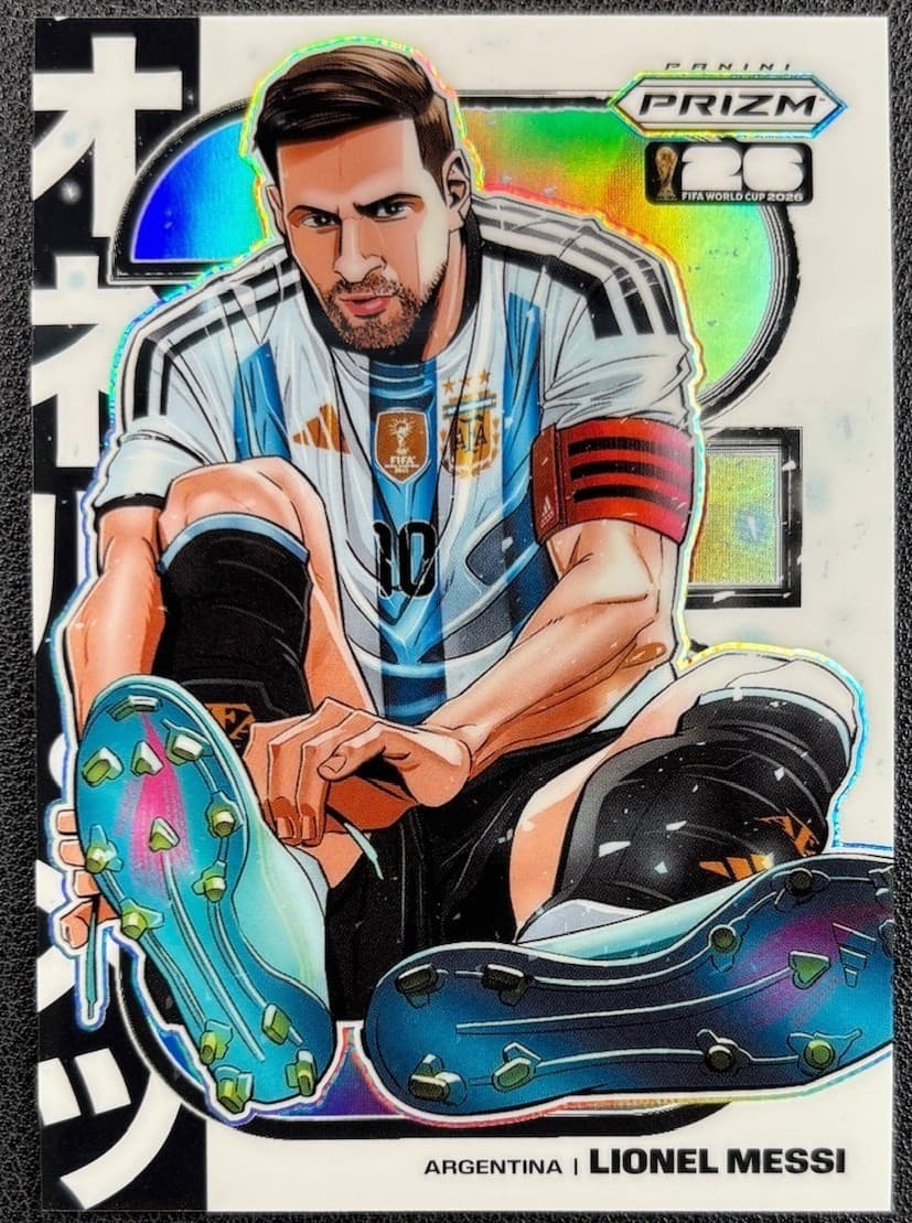 2026 Panini Prizm FIFA World Cup Lionel Messi #10 Argentina Manga Case Hit SSP
