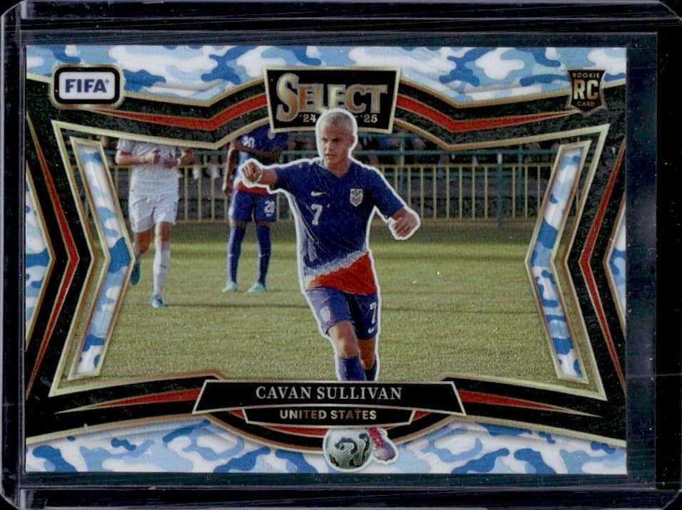 2024-25 Panini Select FIFA Cavan Sullivan Field Winter Camo RC #/30 USMNT