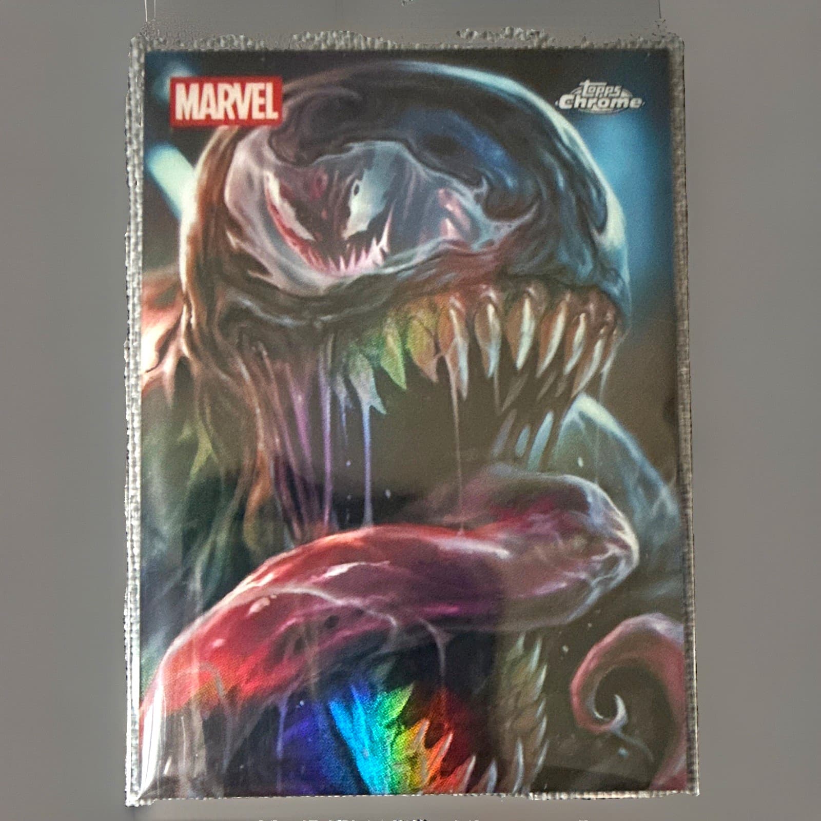 Topps 2026 Topps Chrome Marvel Reflections MR-03 Venom Carnage Richard Luong