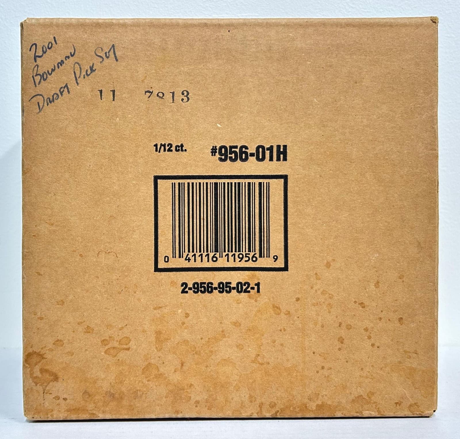 2001 Bowman Draft Picks & Prospects Baseball Factory Set Case