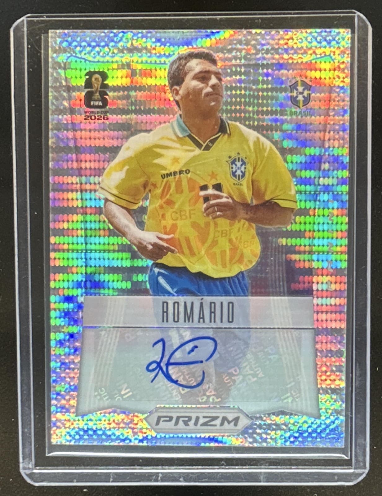 2026 Prizm World Cup Romario 2012 Throwback Signatures Preferred Auto #12-R