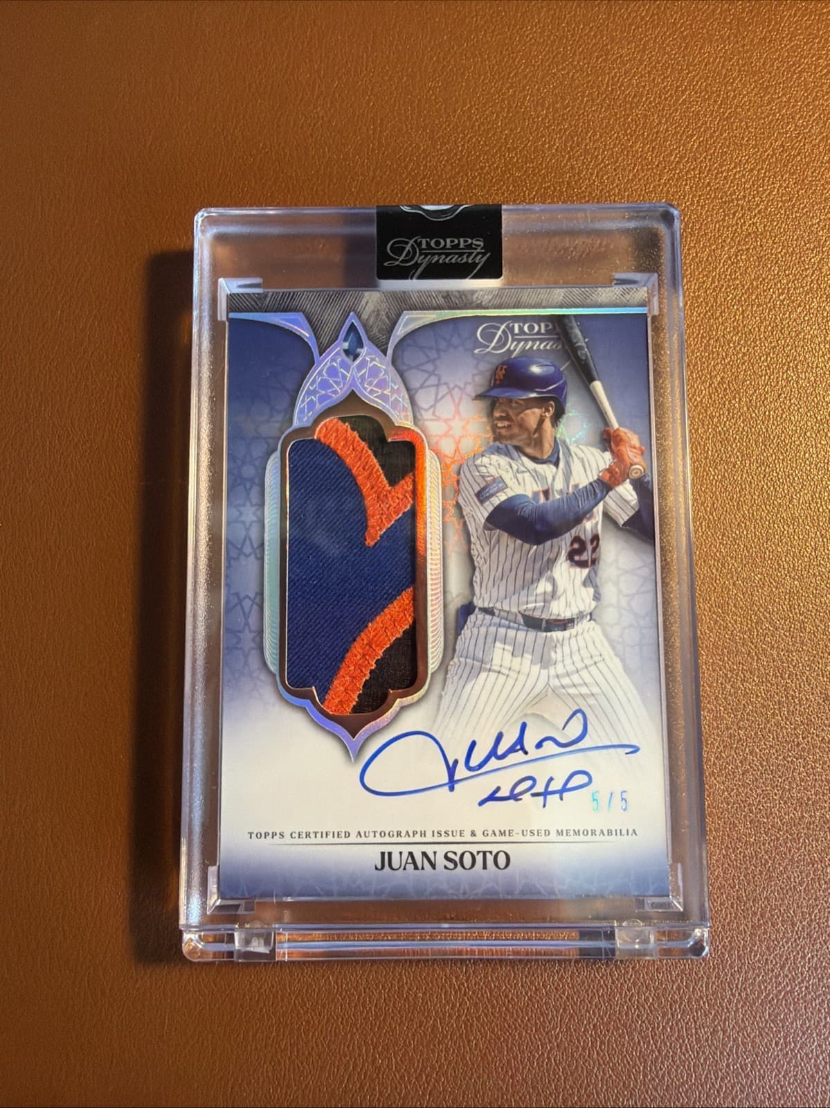 2025 Topps Dynasty Juan Soto Patch Auto 5/5 DAP B-JS2 🔥