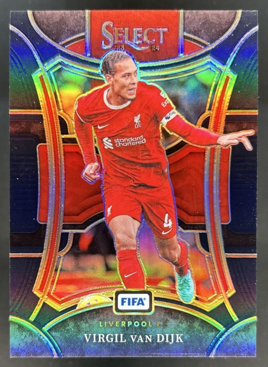 2023-24 Panini Select FIFA Virgil van Dijk Black Prizm #1/1 Liverpool
