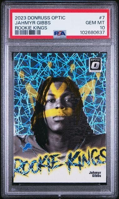 2023 Panini Donruss Optic Jahmyr Gibbs Rookie Kings  #7 PSA 10