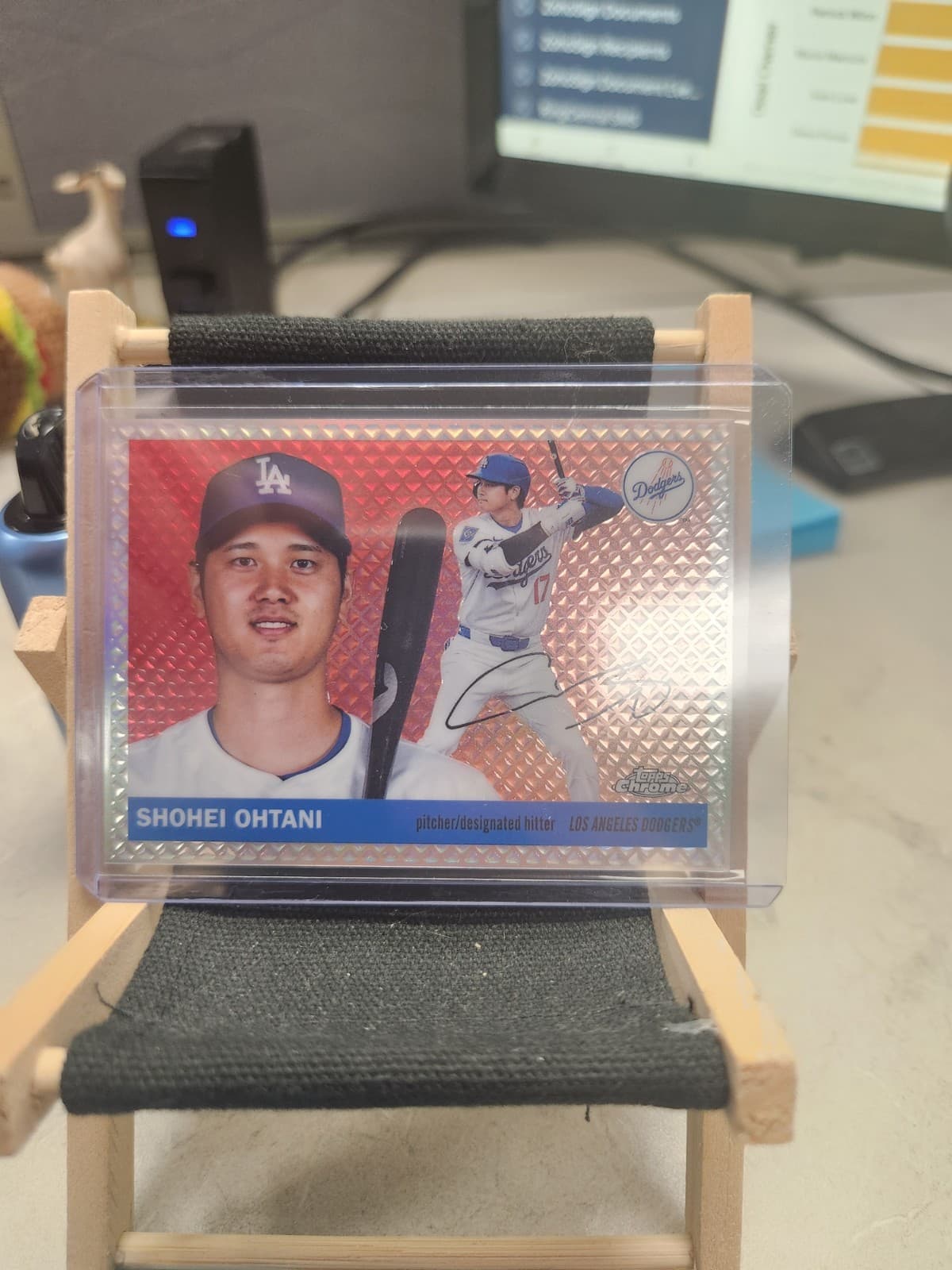 2025 Topps Chrome Platinum Anniversary Shohei Ohtani Diamond Etch Refractor /55
