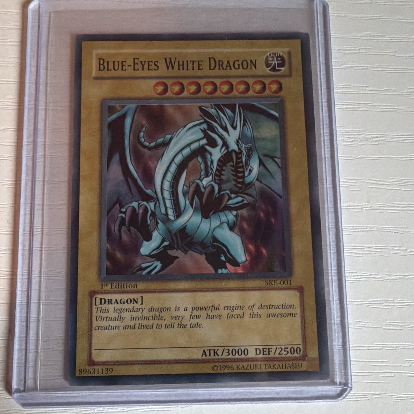 Yu-Gi-Oh! 9-Card Lot 1st Ed Blue-Eyes SKE-001 Dark Magician 1st Ed Dark Magician