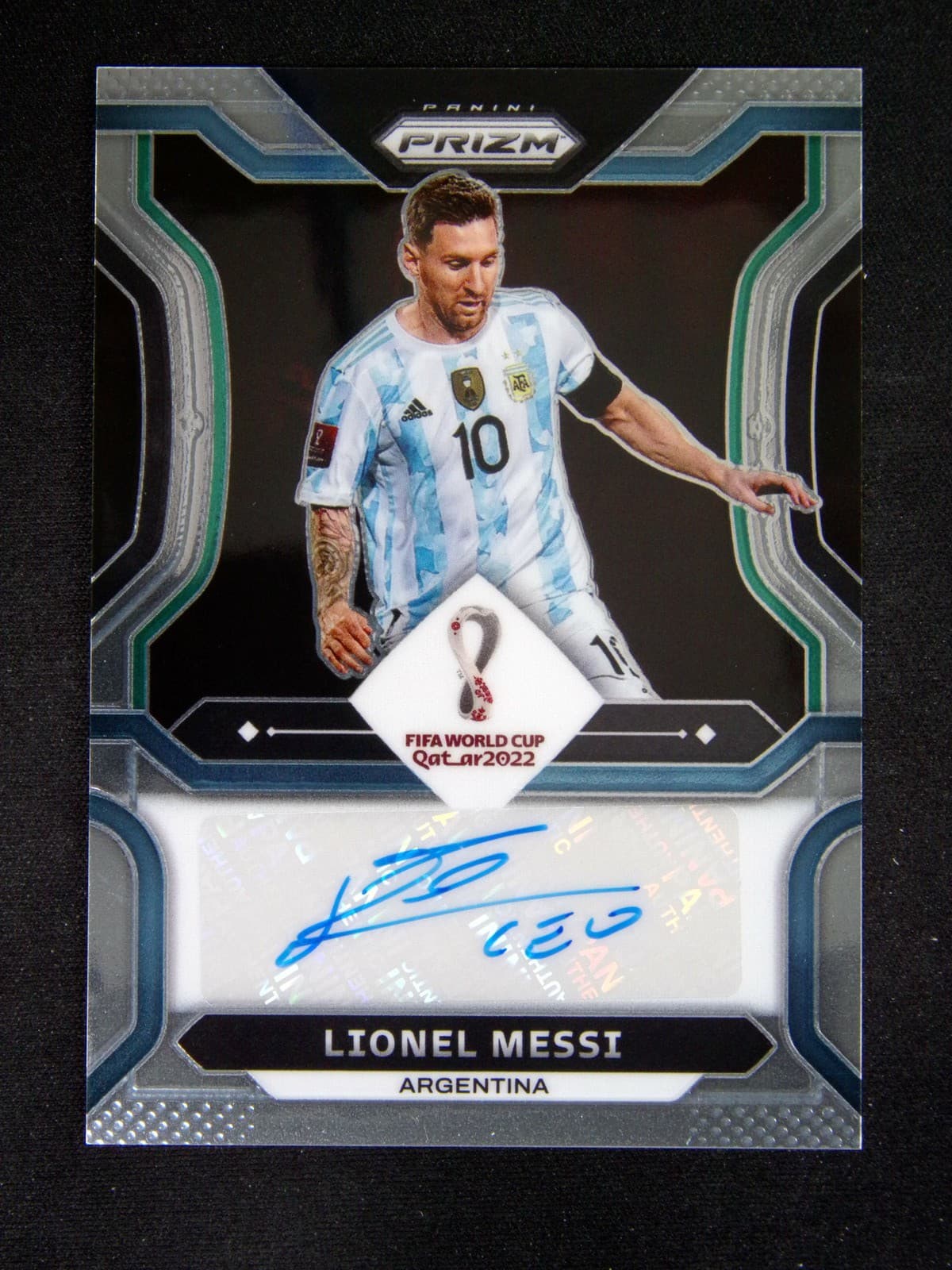 2022 Panin Prizm FIFA World Cup Lionel Messi Signatures Auto #S-LEO