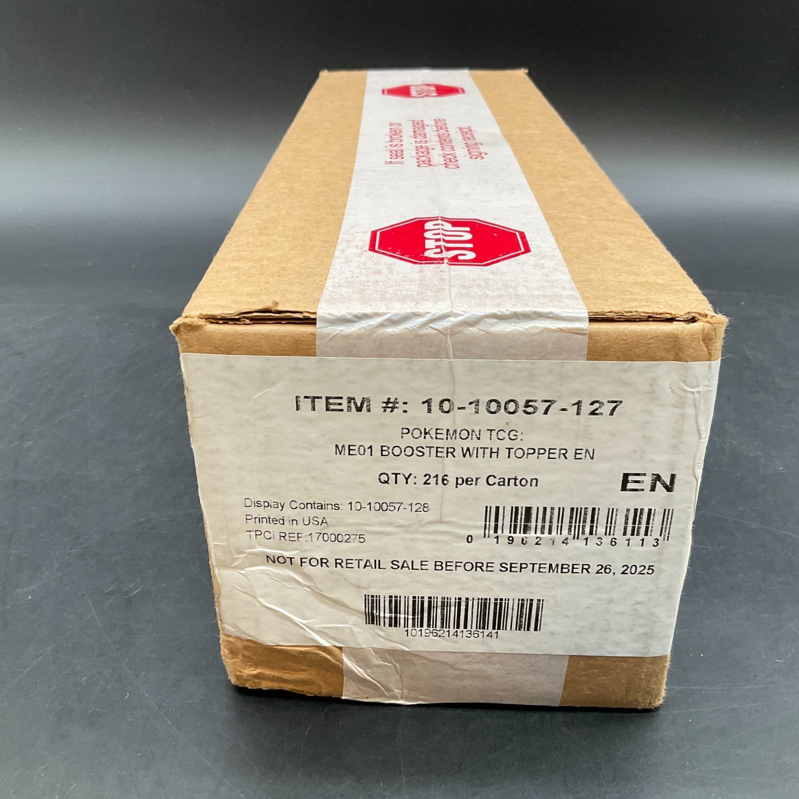 Pokemon TCG ME01 Mega Evolution Enhanced Booster Box Case SEALED