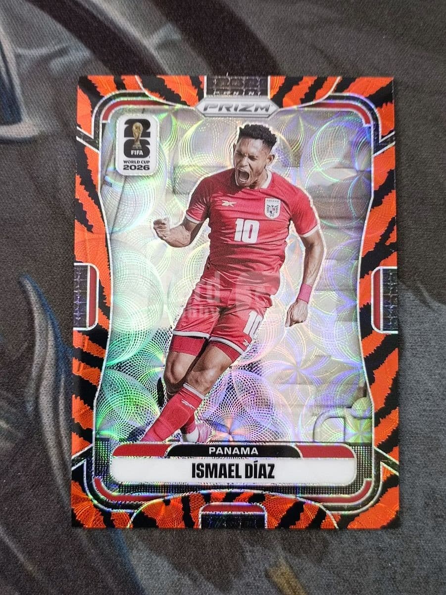 2026 Panini Prizm FIFA World Cup Ismael Diaz Panama Leon Tiger SSP