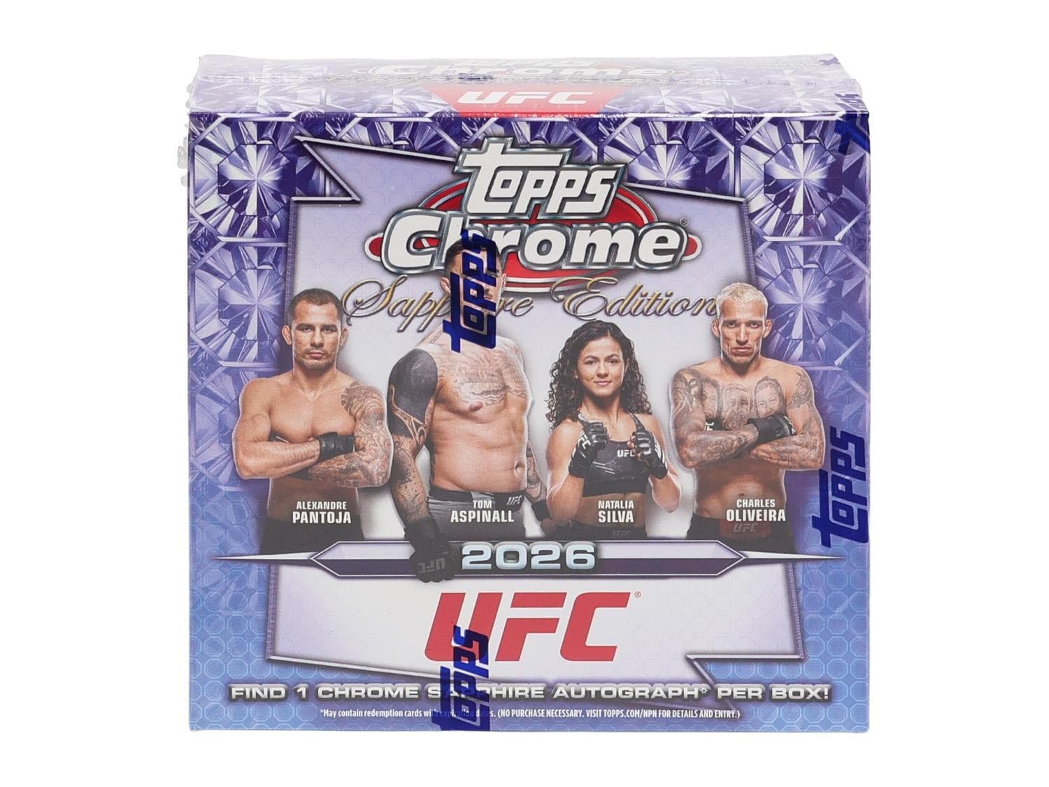 2026 Topps Chrome Ufc Sapphire Edition Box