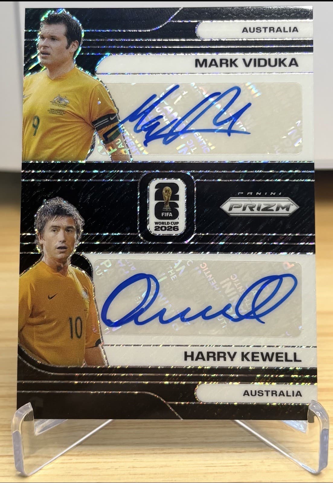 2026 Prizm FIFA World Cup Mark Viduka- Harry Kewell Australia Auto 1/1