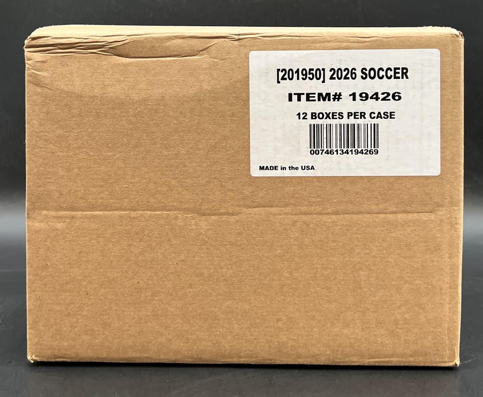 2026 Panini Prizm FIFA World Cup Soccer Hobby Box Case of 12 Boxes Sealed
