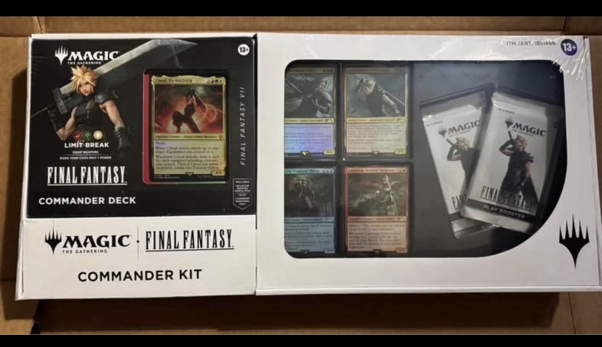 Magic The Gathering Final Fantasy Commander Kit Costco Bundle - Limit Break