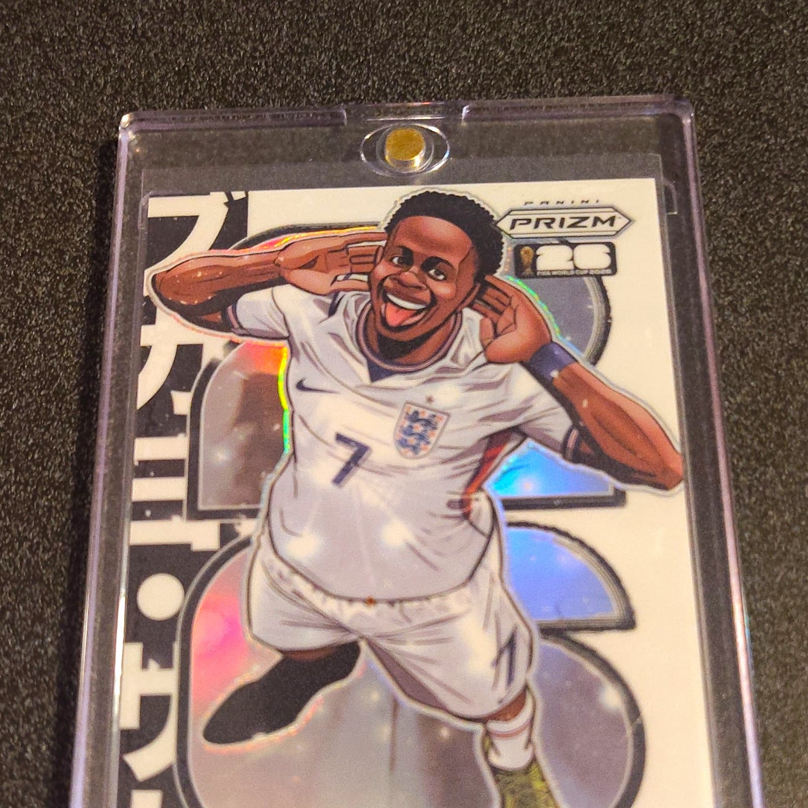 Panini Prizm 2023 Bukayo Saka No. 1 England FIFA World Cup Soccer Insert Card