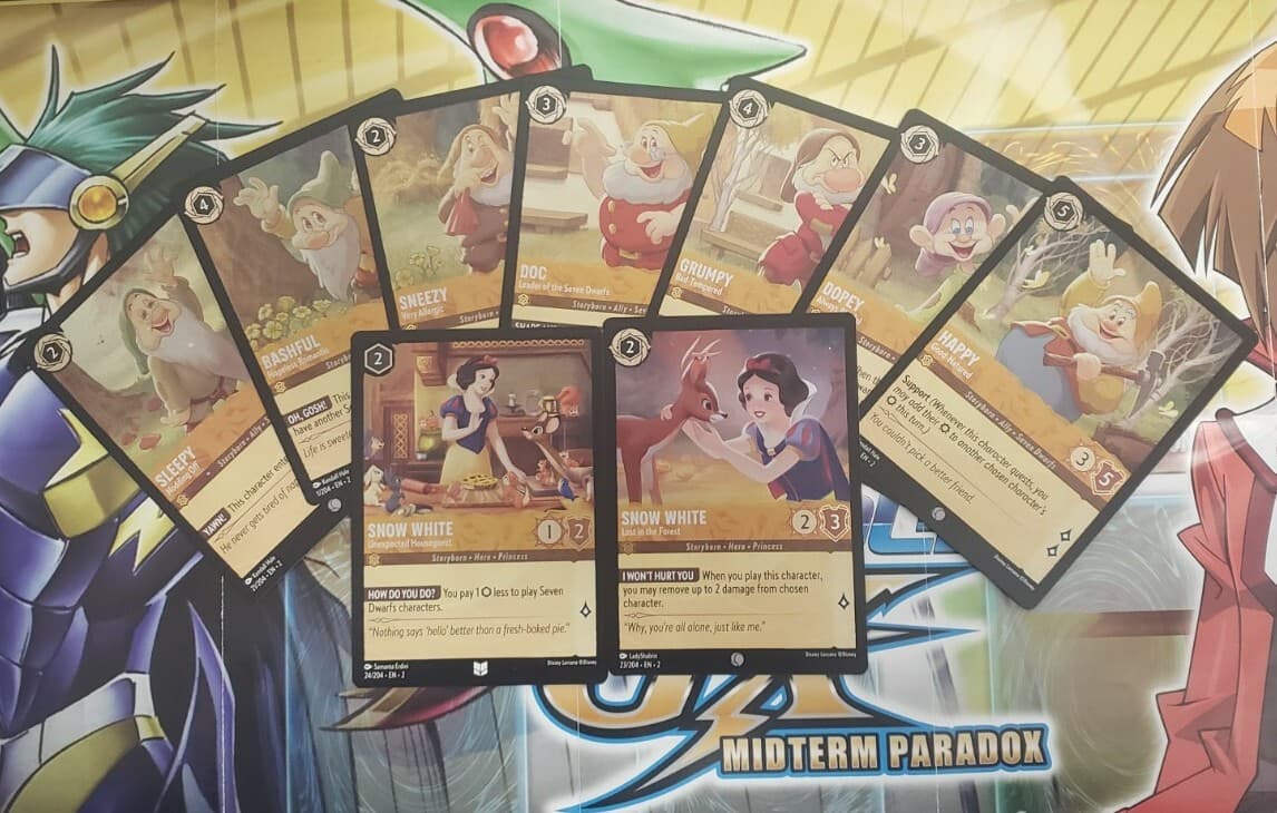 Disney Lorcana RotF Snow White And The Seven 7 Dwarfs FOIL