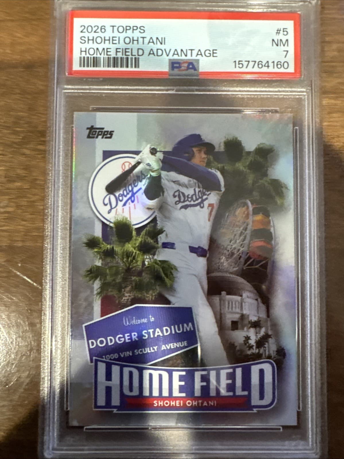2026 Topps - Shohei Ohtani #5 Home Field Advantage PSA 7