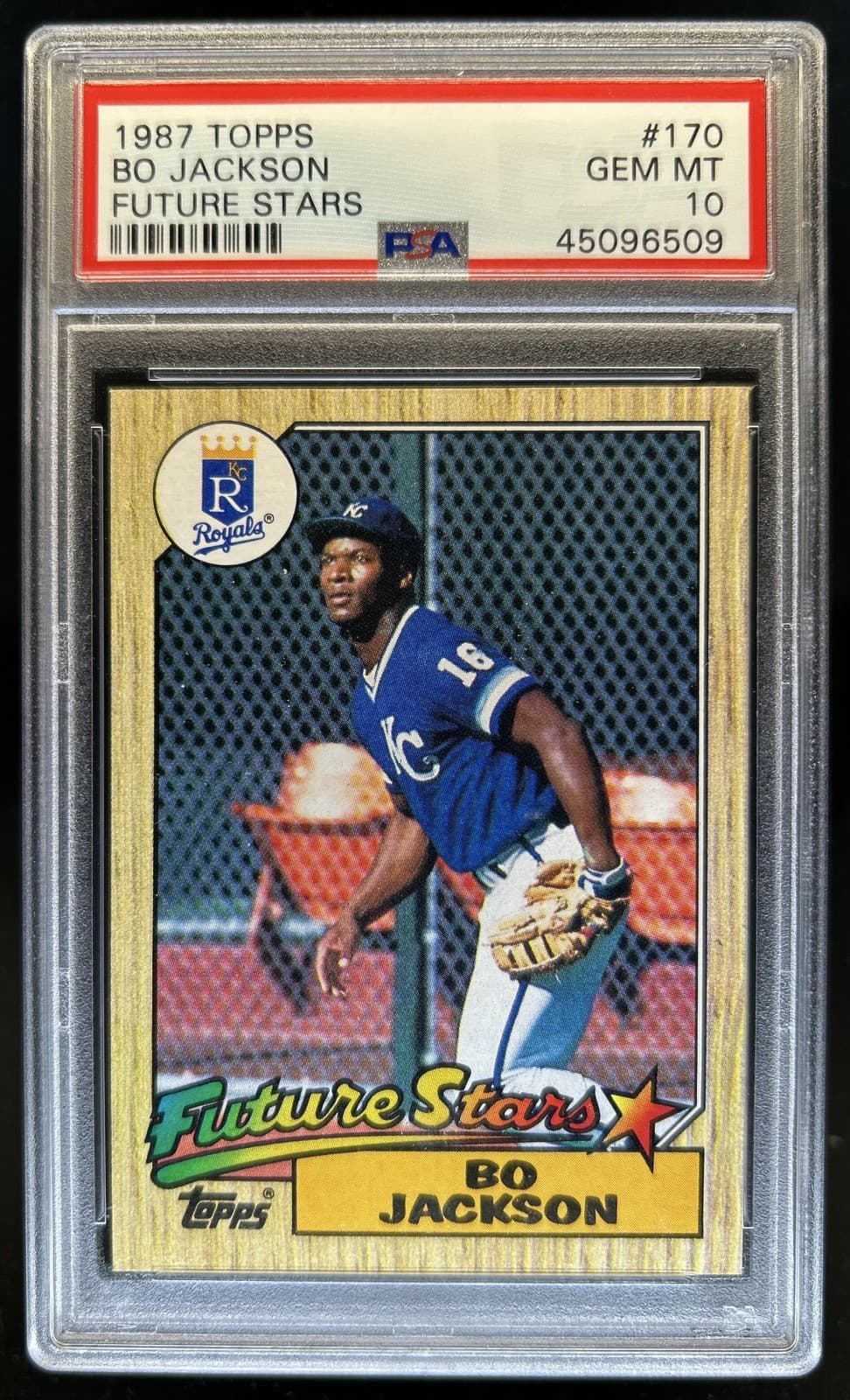 1987 Topps Bo Jackson Rookie RC #170 Royals PSA 10 GEM MINT